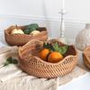 Hand-Woven Rattan Fruit & Bread Basket