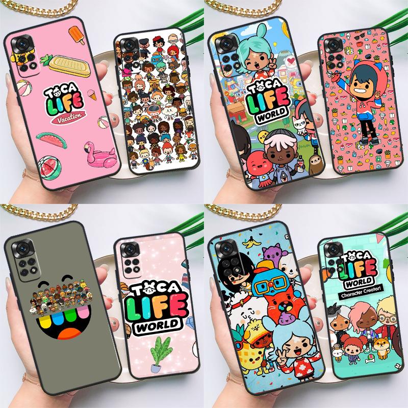 Toca Boca Toca Life World Case For Xiaomi Redmi Note 12 8 9 10 11 Pro 9S 10S 11S 8T Redmi 10 12C 9C 10A 10C Coque