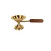 Brass Dhoop Diya With Wooden Handle CN1052