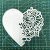 Herz Spitze Metall-Stanzformen DIY Basteln Kohlenstoffstahl Präge-Schablone Schablone Scrapbooking für Karten Stanzteile Form