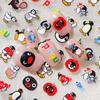 Colorful Cartoon Penguin Nail Art Stickers - Cute Pingu Style with Letters