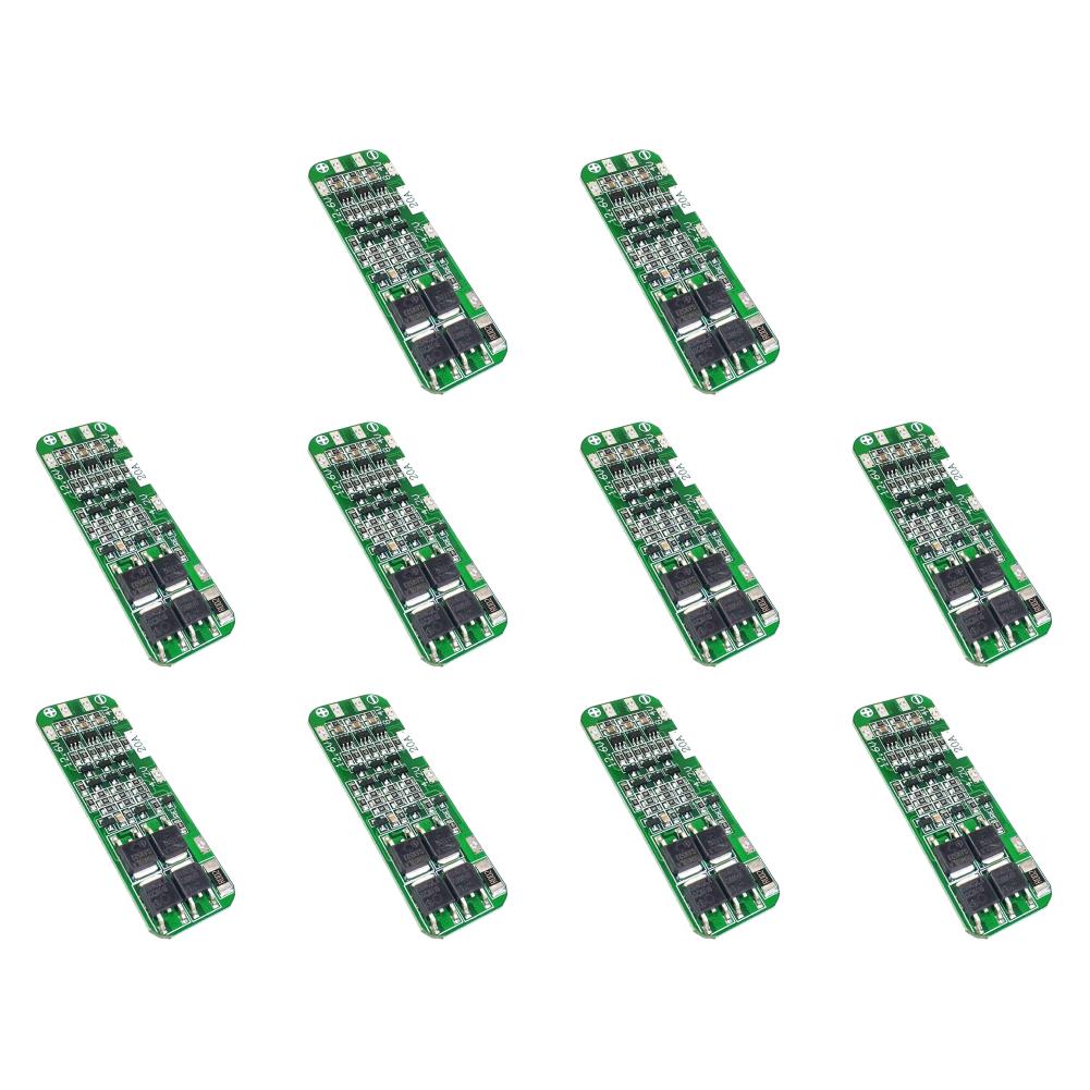 

10/20Pcs 59x20x4mm 18650 Charger PCB BMS Protection Board 3S 20A Li-ion Lithium Battery 12.6V Lipo Cell Module for Drill Motor