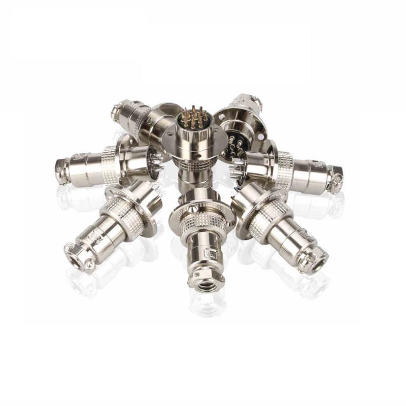 GX25 25mm Industrial Waterproof Aviation Connector 4 5 6 7 Pin Panel Screw Threaded Power Adapter Male&Female Plug Socket