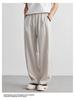 Men's Spring/Summer Loose Straight Leg Ice Silk Trousers - Wide Leg Tencel Drape Casual Pants