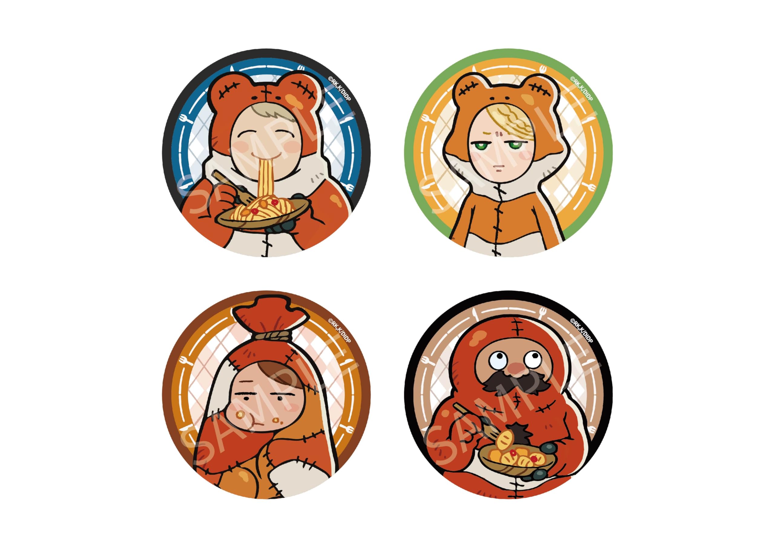 

AFORCE x DRAGON HORSE Dungeon Meal Набор подставок из 4 штук