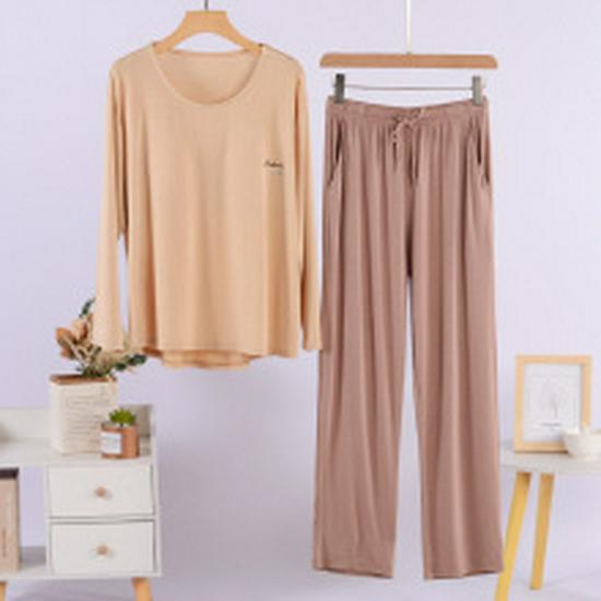 Women's Summer Modal Short Sleeve & Shorts Ice Silk Pajama Set - Breathable Casual Wear