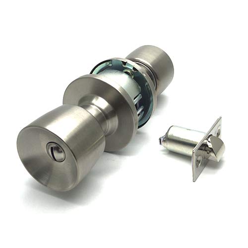 

Goal ULW-4E Door Knob, 60mm Backset, Replacement, Keyless, for Bathrooms, Private Rooms, and Toilets