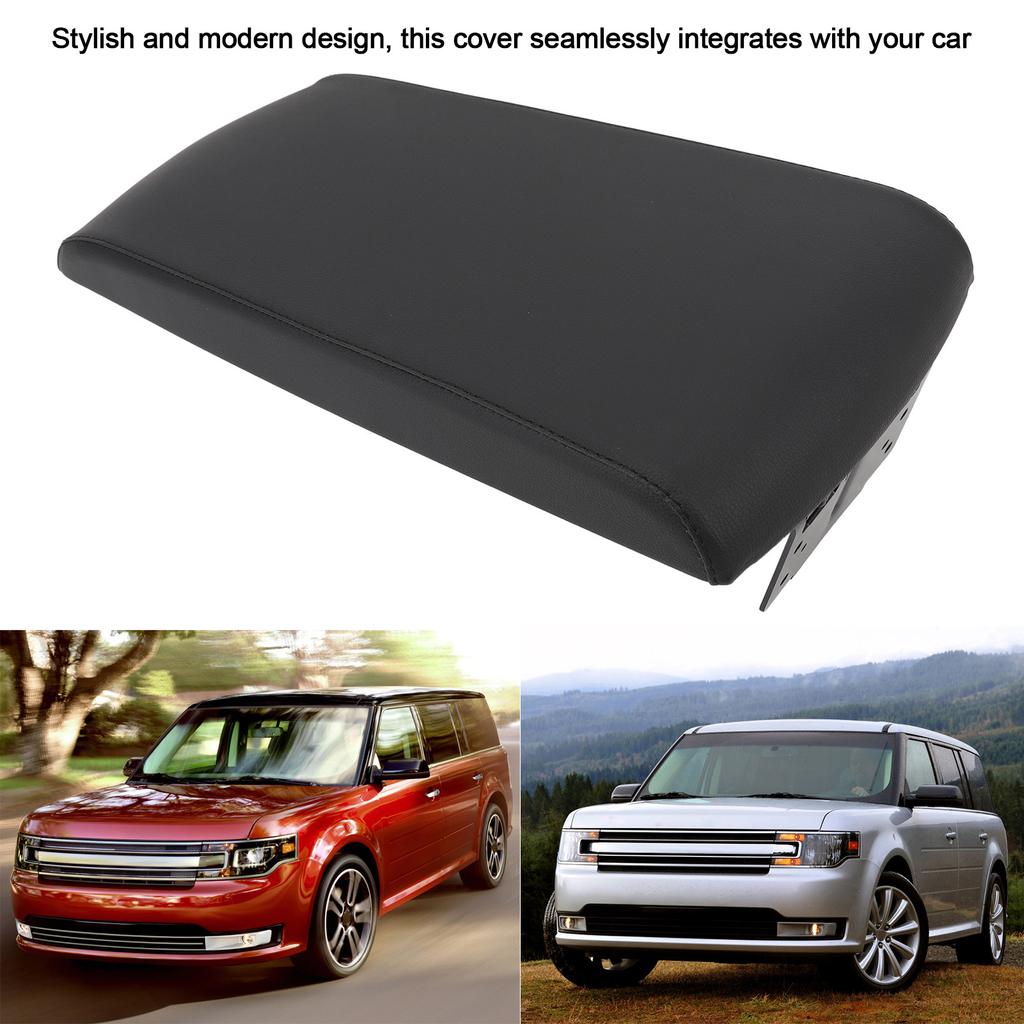 Center Console Arm Rest Lid FA8Z 7406024 AB Wear Resistant PU Leather Armrest Cover for Flex 2013 To 2017