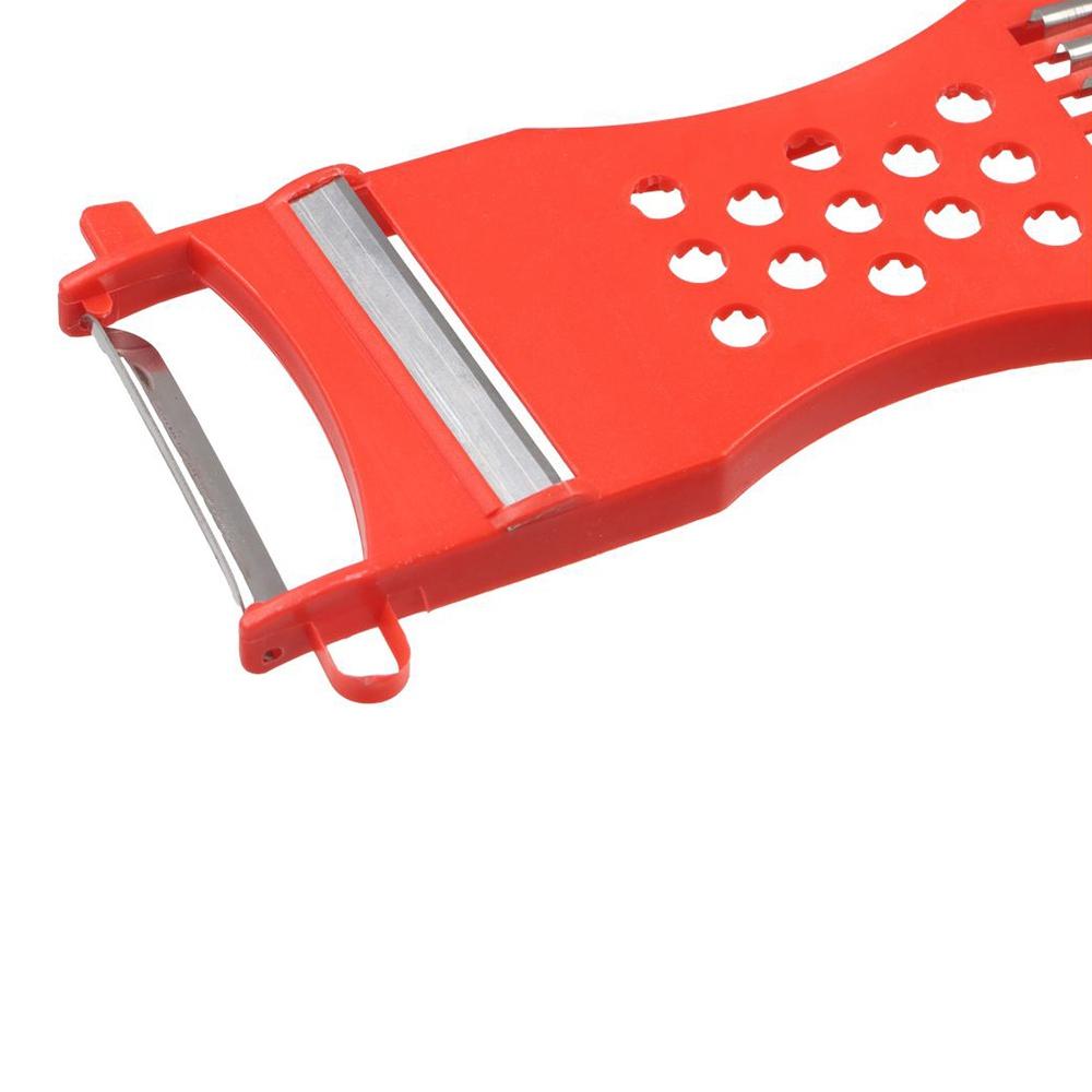 Fruchtstampfer Drahtschäler Plastik-Gemüseschneider Gurkenschneider Kartoffelschäler Karottenreibe