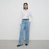 Women's Baggy High-Waisted Straight-Leg Denim Jeans