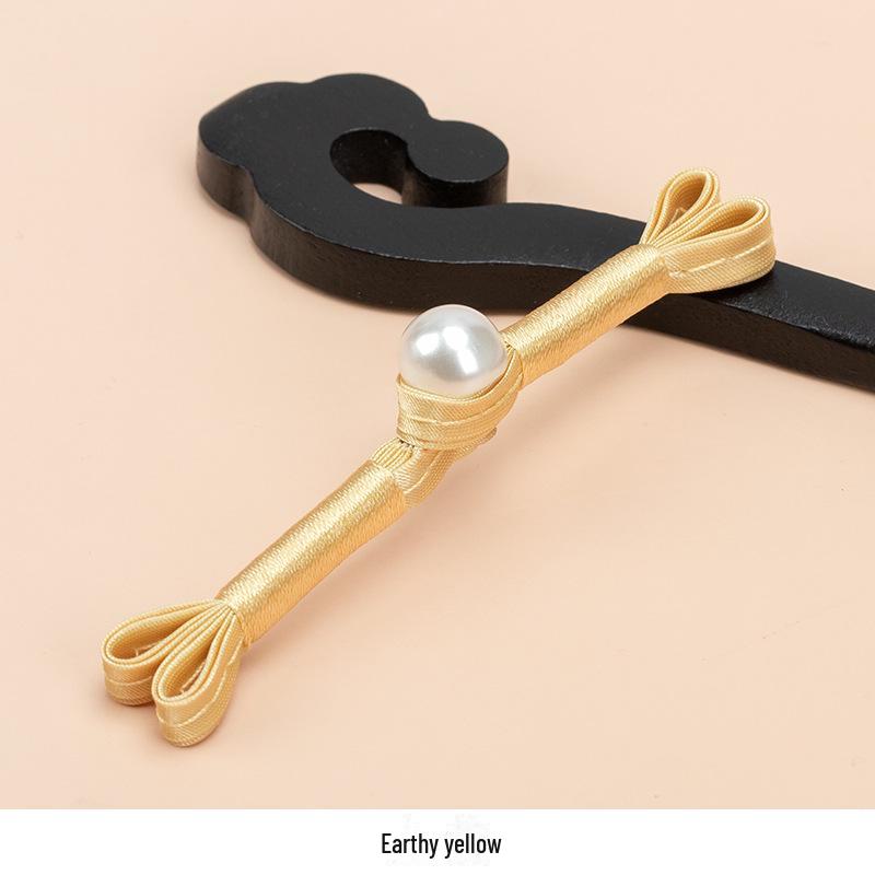 Hengmeihe Retro Hanfu Perle Schwalbenschwanz Cheongsam Knopf