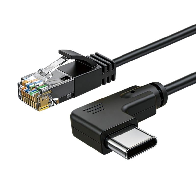 USB C To RJ45 Ethernet Cable Adapter 150cm/300cm Type C To RJ45 LAN Cord For Laptop Phone Gigabit Speed Plug and Play