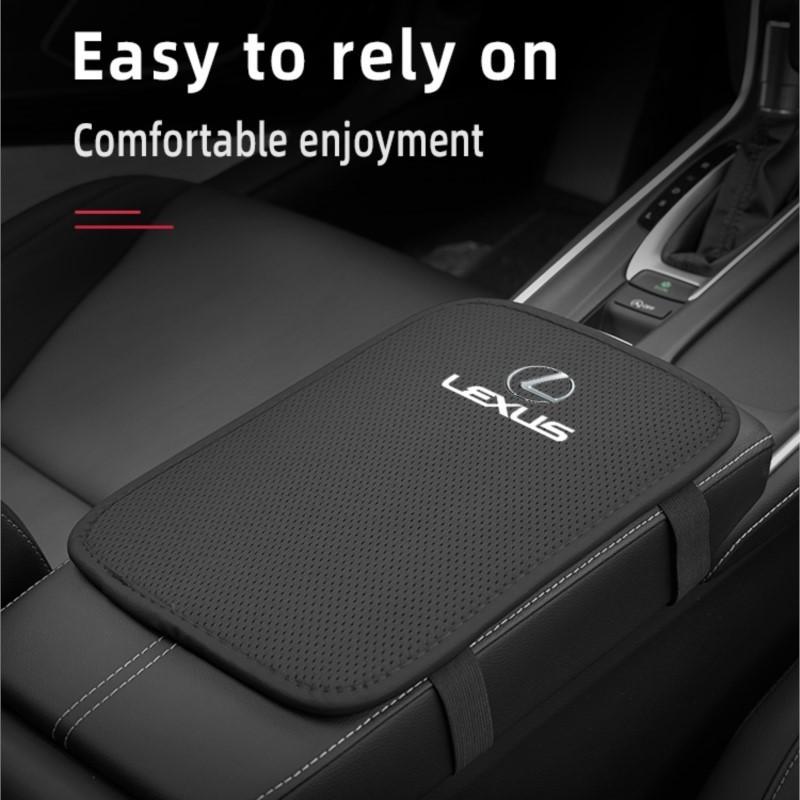 Alfombrilla Protectora para Caja de Reposabrazos de Consola Central de Coche Accesorios Para Lexus F SPORT IS250 IS200 CT200h GS300 LS430 RX450h LX570 IS30
