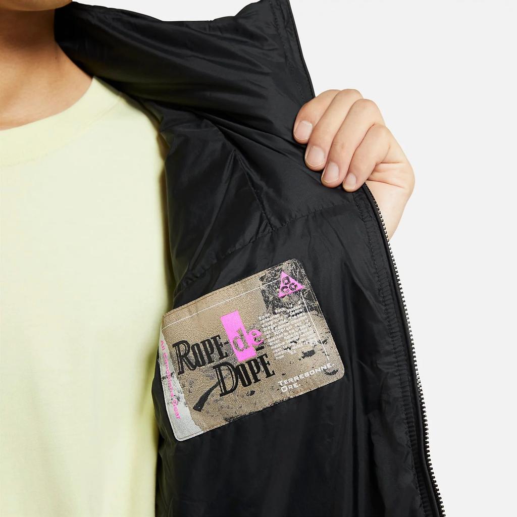 Nike Vests Men's Black Stand Collar Thin Other CV0685-010