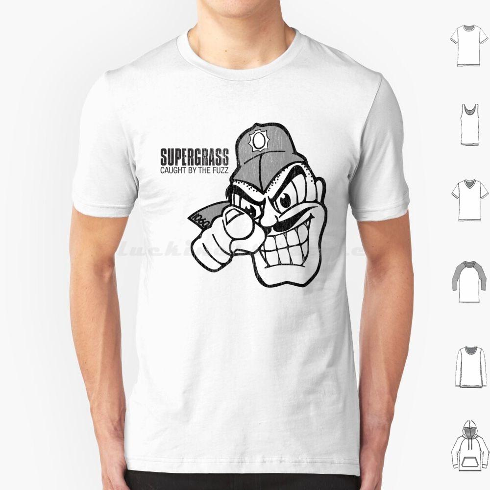 Supergrass Caught By The Fuzz T Shirt Big Size 100 Cotton Supergrass Caught By The Fuzz 90s Britpop British England Indie S