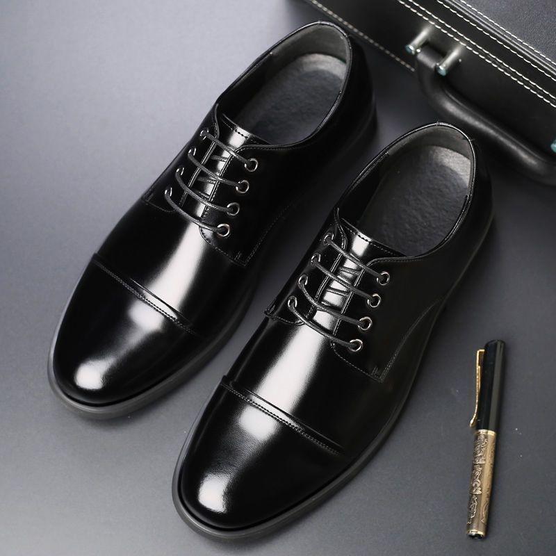 Men's leather shoes new cowhide shoes summer versatile shoes