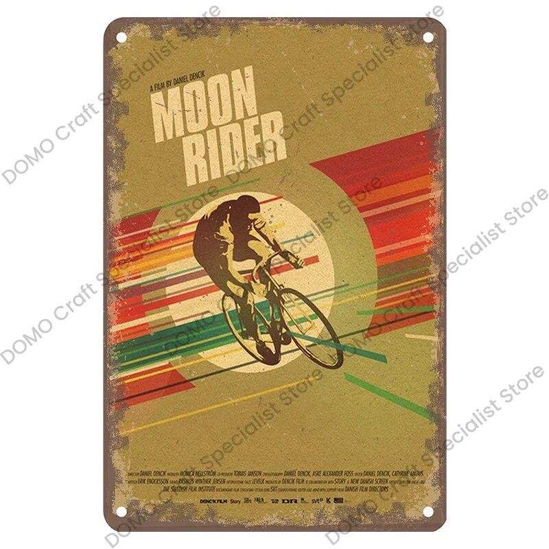 Hisun Tin Sign Vintage Bicycle Poster Metal Signs Plaque Retro Bike Cyclocross Metal Plate Tin Sign Garage House Wall Decor Xcm