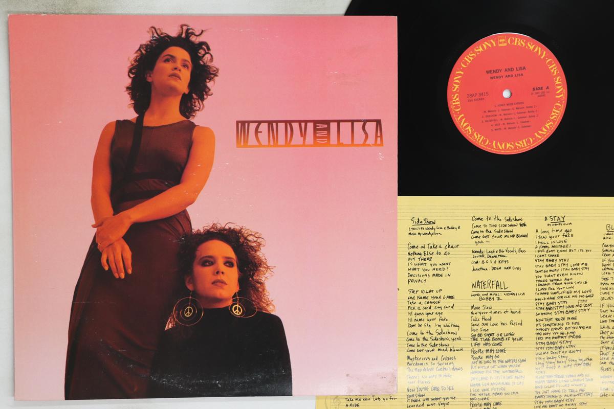 

LP Record WENDY & LISA - Wendy And Lisa 28AP3415 CBS SONY 1987 Japan Pop Used