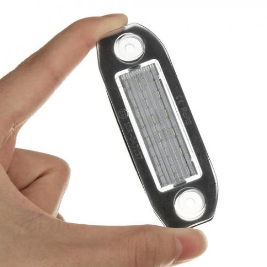 2X For Volvo S80 S60 V60 V50 S40 XC90 V70 C70 License Number Plate Light Lamp