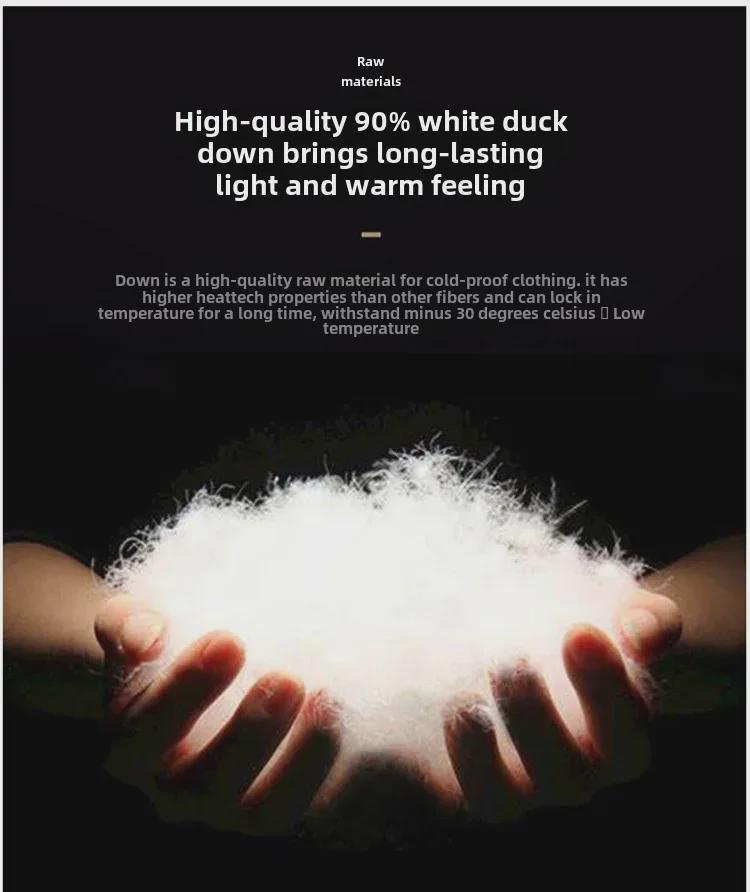 Pánská trendy zimní péřová bunda s kapucí – Hřejivá, stylová, zesílená a inspirovaná módou Hongkongu.