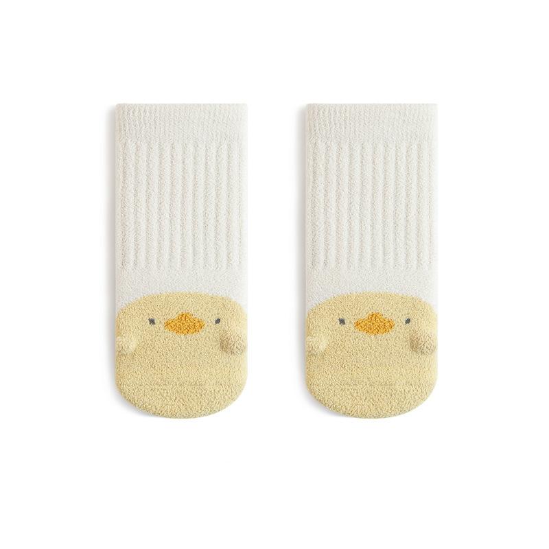 Newborn Socks Cartoon Children'S Socks Winter Warm Plus Velvet Baby Socks Indoor Kid Socks For Boys Girls Cartoon Children Sock