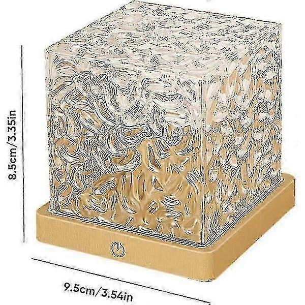 Celestial Lamp, Northern Lights Cube Lamp, 16 Colors Wave With Remote Control, Rechargeable