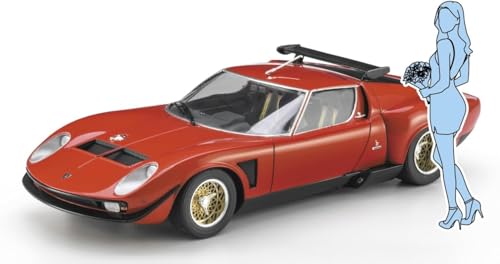 Hasegawa 1/24 Lamborghini Jota SVR with Girls Figure Plastic Model Kit SP679 (Automobile)