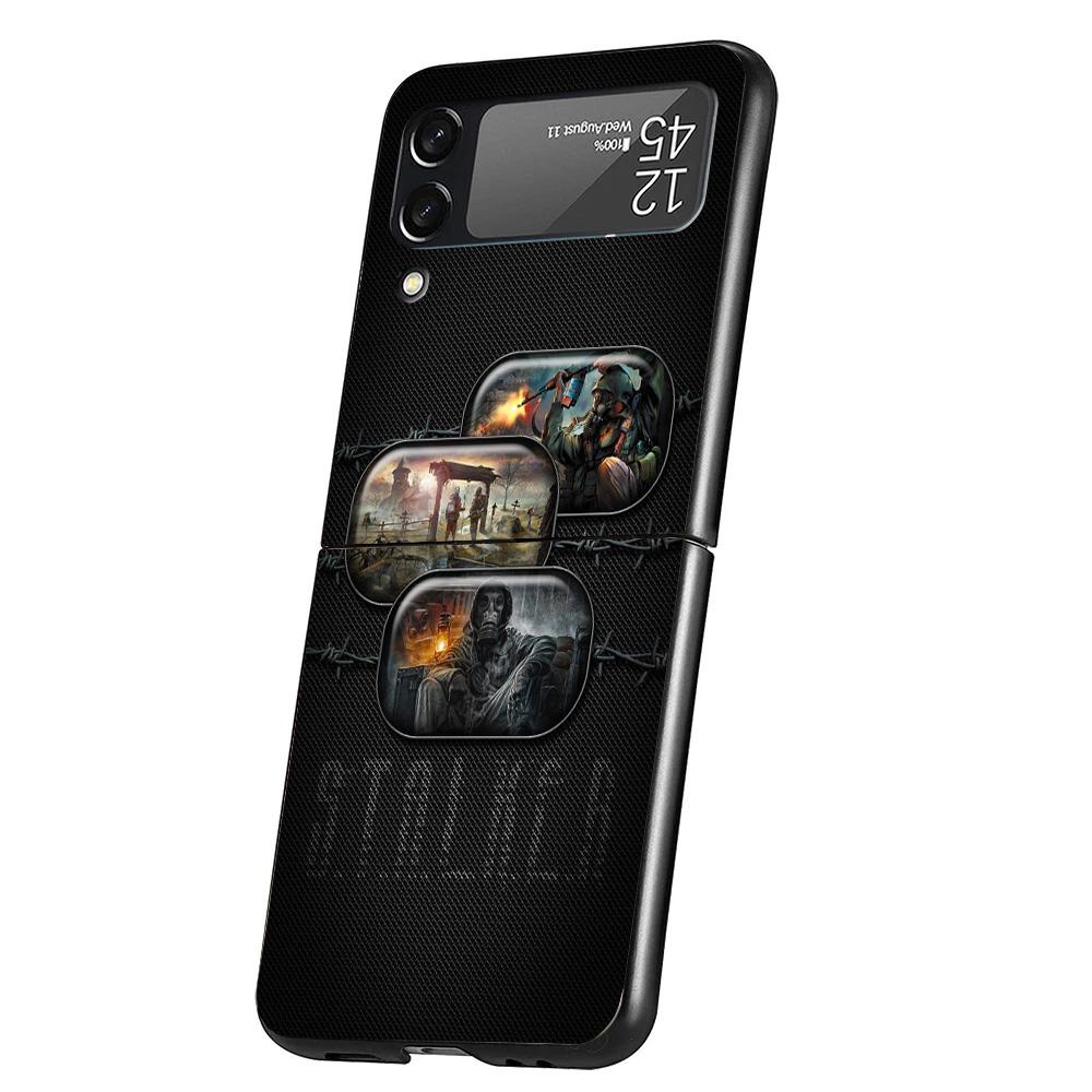 

Ігровий чохол S-Stalker для телефону Samsung Galaxy Z Flip 7 6 5 4 3 5G Flip7 Flip6 Flip5 Flip4 Flip3 Чорний Корпус Fundas Samsung Z Flip