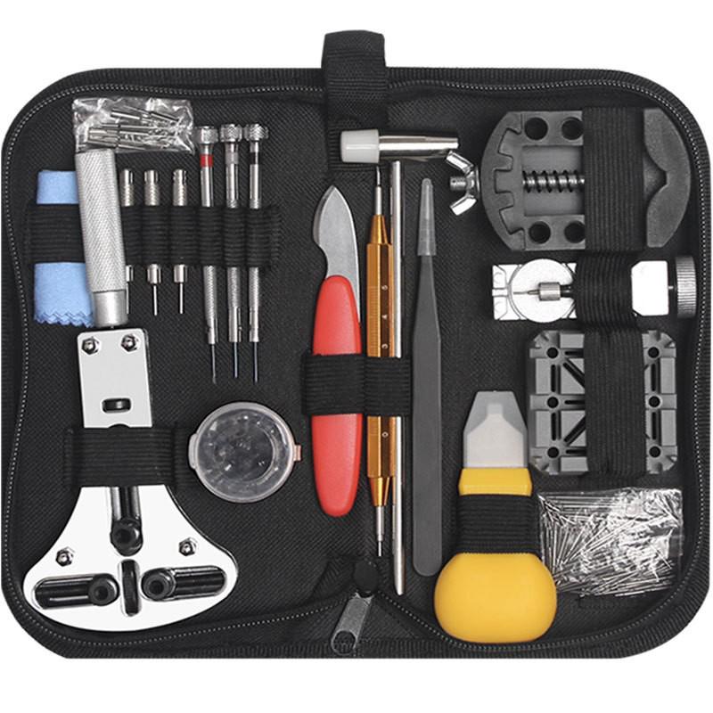 Watch Repair Tool Kit: Disassembly, Band Adjustment, Back Cover Opening, Battery Replacement