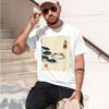 Japanese Ink Funny Vintage Graph Ukiyoe Tshirt Summer Shortsved Breathable Sweatwking Versatile Fashion Tshirt For Bato