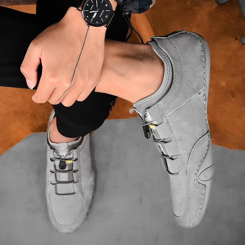 Adidași VIP Link pentru bărbați, pantofi casual de modă de marcă de lux, balerini, mărime mare, pantofi de condus pentru bărbați, confortabili