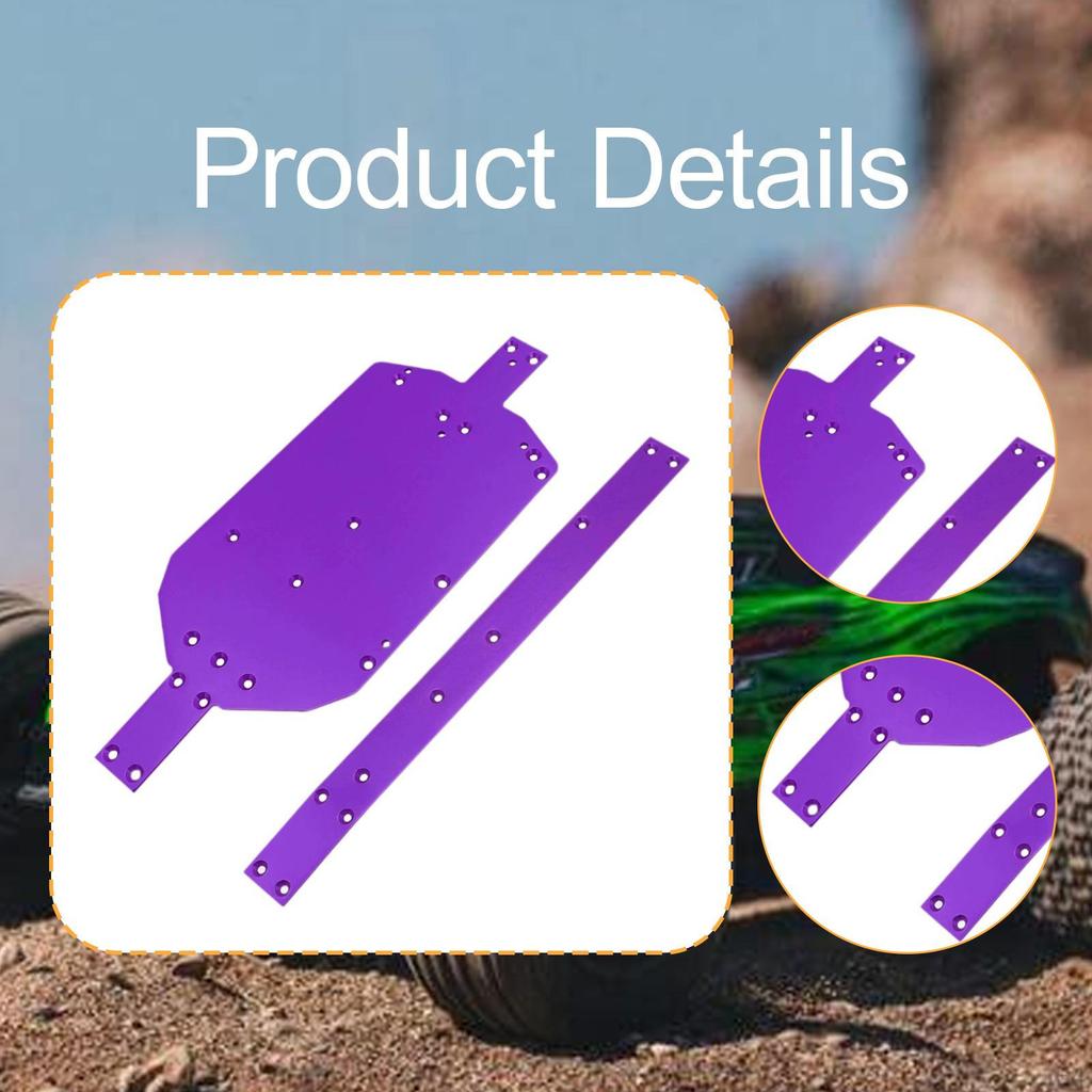 Metal Chassis Guard Plate Replace Parts with Reinforcement Stiffener for 14209