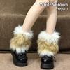 Y2k Winter Leg Warmers Furry Leg Warmers Fashion Boot Socks  Women Girls