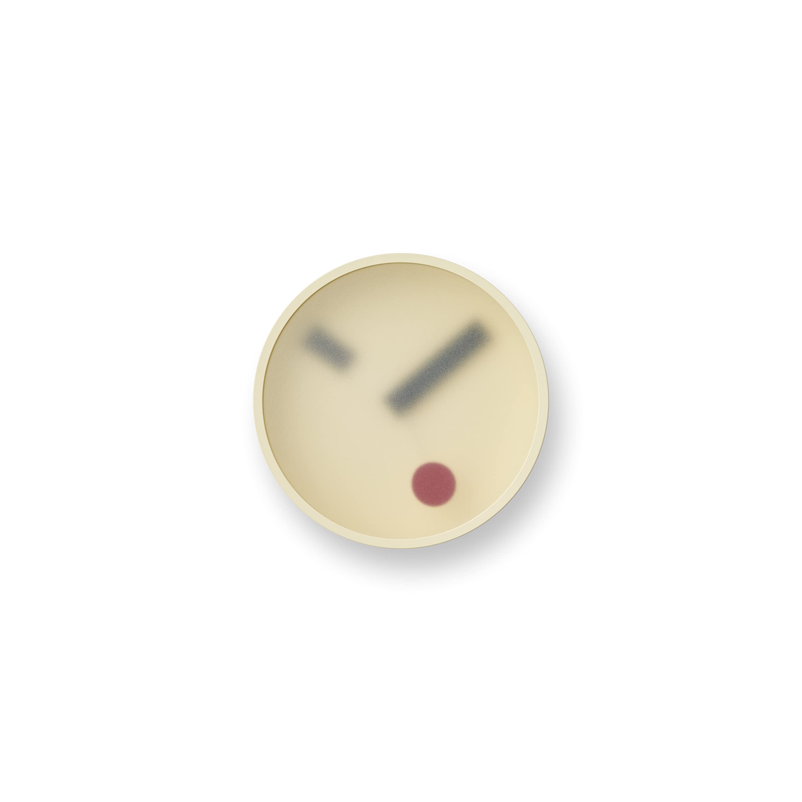 Lemnos Kehai Analog Wall Clock Wood and Aluminum Yellow KM22-01 YE Diameter 130mm Thickness 55mm