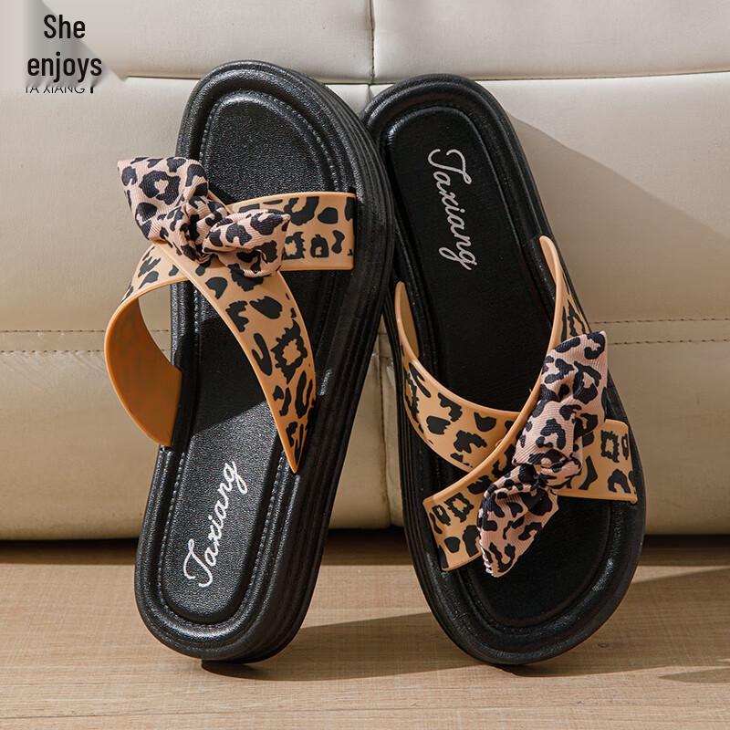 TE528 Women s Cross-Strap Platform Slide Sandals 36-37