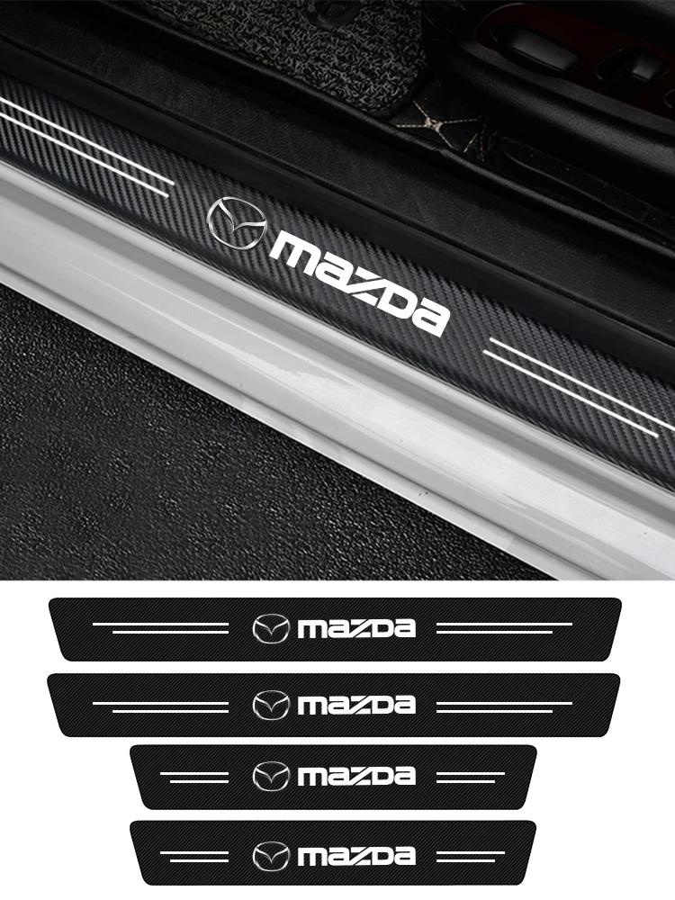 2025 Hot Car Door Sill Threshold Anti Scratch Protector Stickers For Mazda 3 6 CX5 2 CX3 CX9 MX5 RX8 Axela Demio Atenza MS GJI G