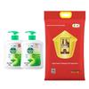 Dettol Antibacterial Hand Wash Classic Pine (2-pack) with Rice