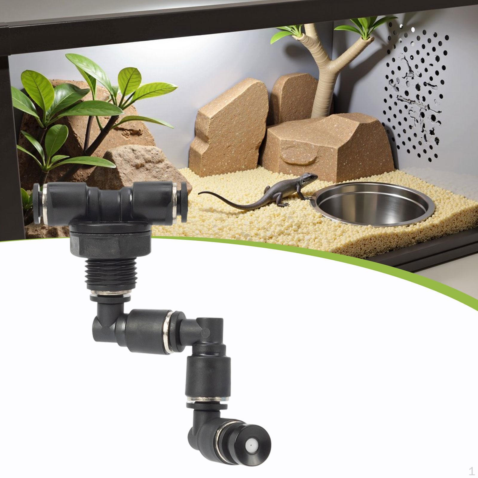 

Reptile Mister Nozzle Degree Adjustable Mist Sprinkler Misting Spray for Terrarium