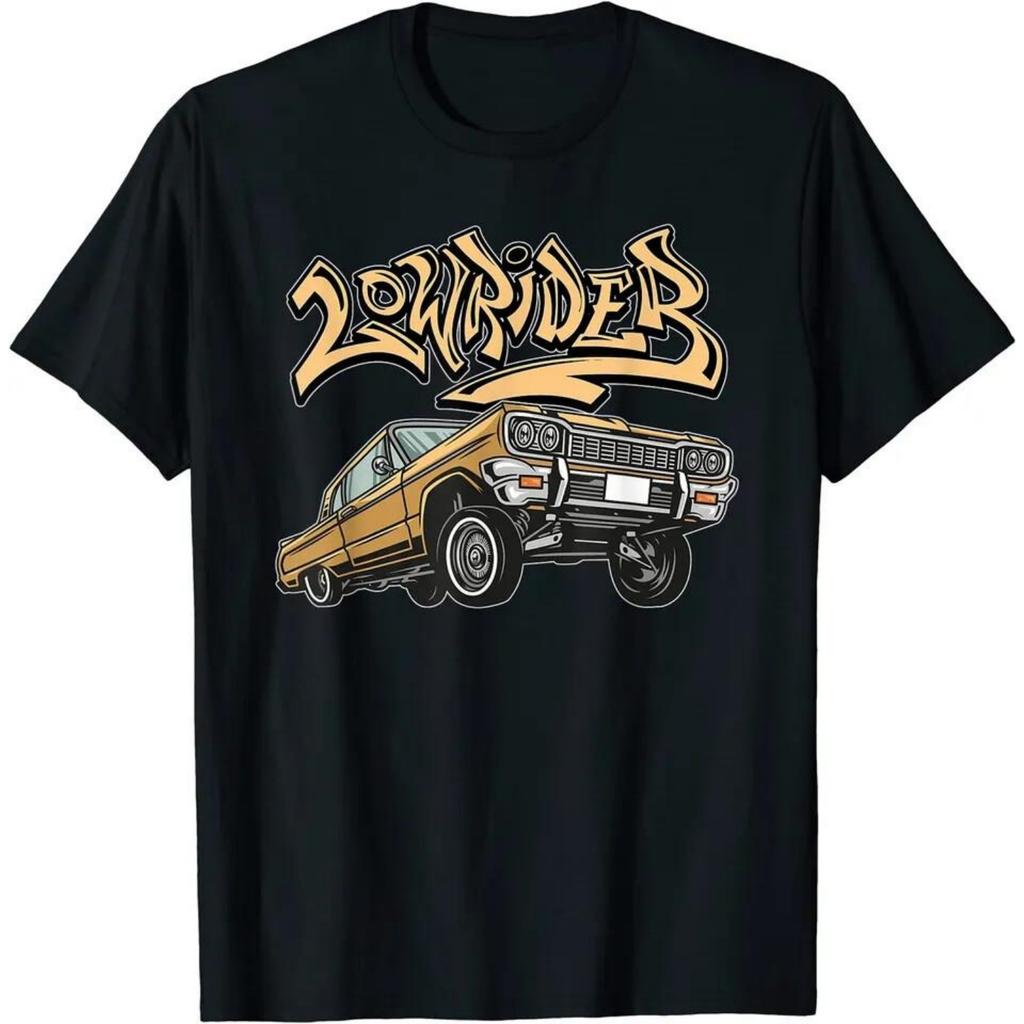 New Chicano Cholo Low Rider Car, Classic Gift Black T-Shirt S-5XL,black Color Unisex T-Shirt