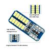 20PCS Auto Turn Signal Lamp T10 W5W 3014 24SMD LED Canbus Car Interior Map Dome Light White No Error Brake Parking Bulb Amagi