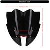 High Performances Wind Deflector Stylish Front Windshield for Z800/ZR800 2012-2016 Enhances Riding Comfort &Aerodynamics
