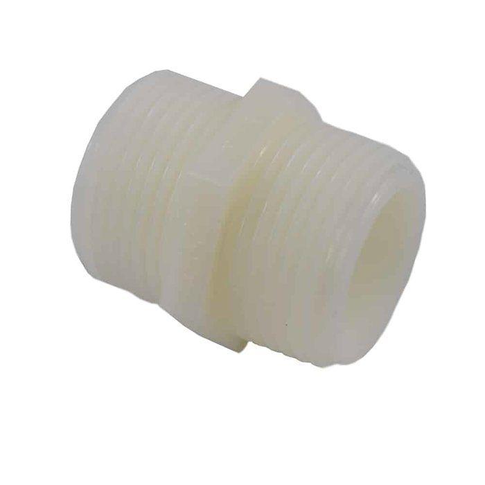 Raccord de Tuyau Double en Plastique 1 1/2"