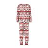 Parent-Child Christmas Print Pajama Set, Comfortable Long Sleeve Top and Pants Loungewear for Family