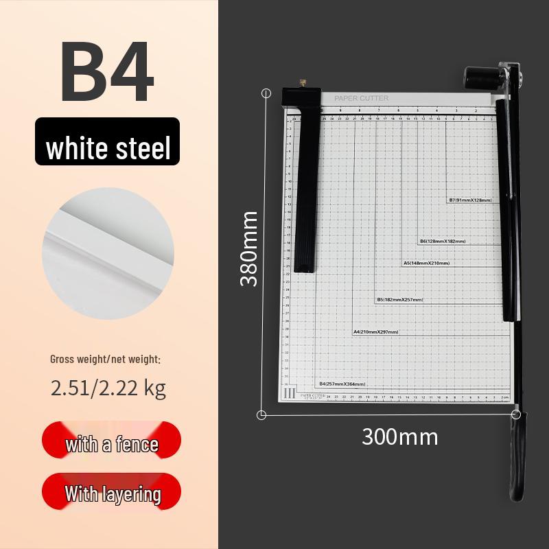 A4 Guillotine Paper Cutter for Office and Home