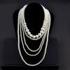 Luxury Pearl Beaded Necklaces Charms Exaggerated Necklaces Elegant Multi Layer Necklaces  Women