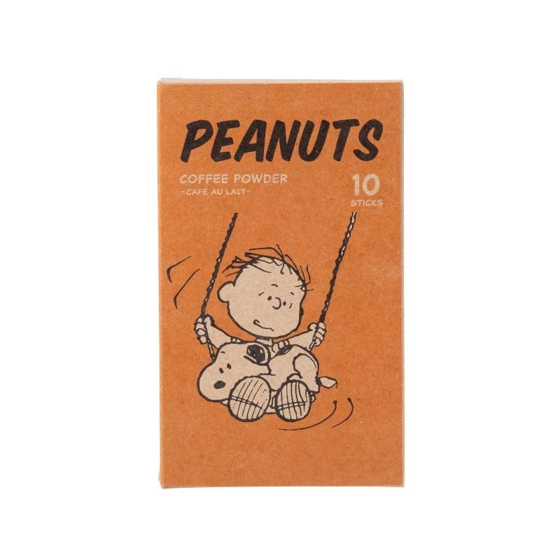

Snoopy Coffee Sticks 10 кофе с молоком друзья кофе эксклюзивно для кофе с молоком лучшие с порошком [Милый АРАХИС] [Превосходное молоко] [Кофе]