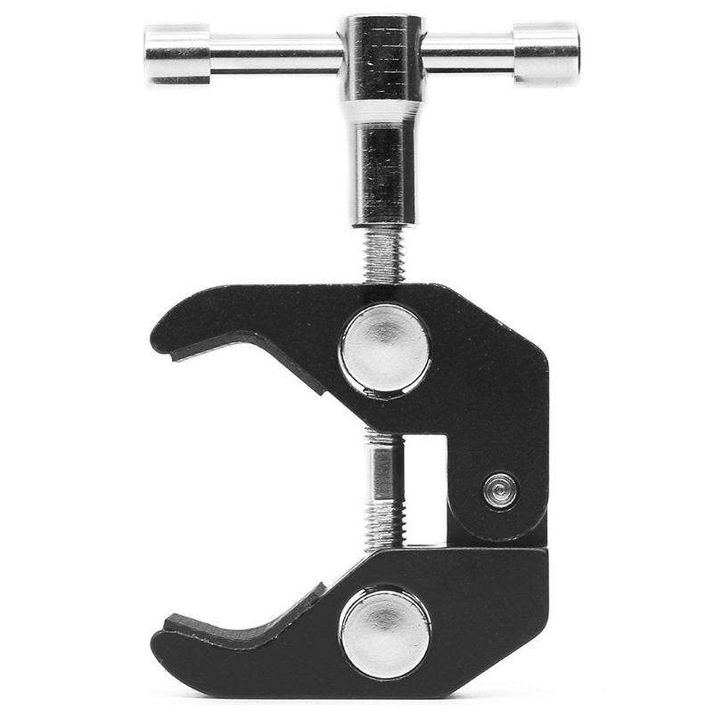 Super Clamp with 1/4 and 3/8 Thread for Cameras Light Stand Umbrella Tripod Mount Flash Light Mount Clip