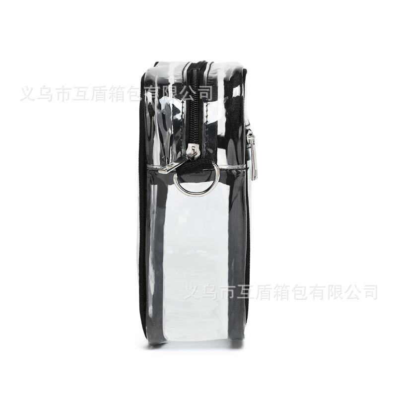 Store the new transparent pvc messenger bag, go out portable travel bag beach travel bag