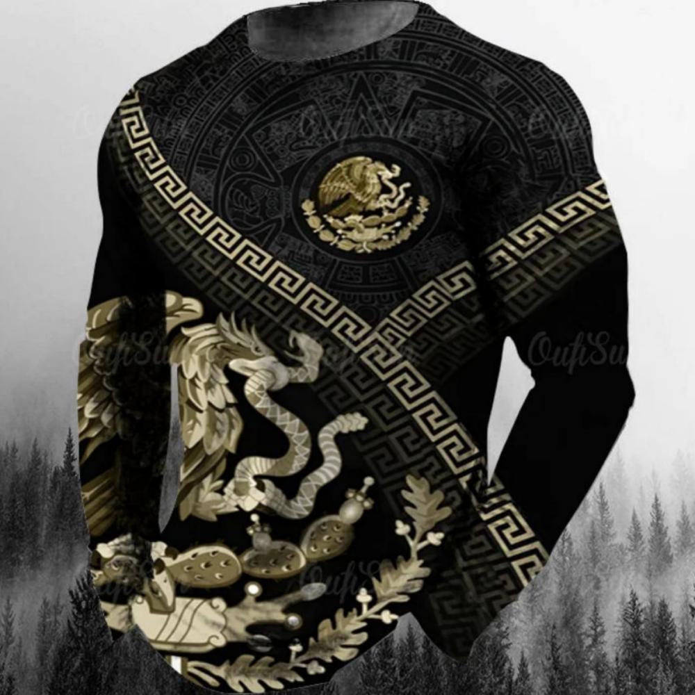 

Модные футболки с мексиканским флагом Мексика с 3D принтом, мужская и женская футболка с длинным рукавом, уличная одежда, большие детские футболки в стиле Харадзюку, верхняя одежда 5XL