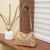 Shimmer Sequin Underarm Bag Sparkly Shoulder Bag for Evening Parties Weddings Occasions